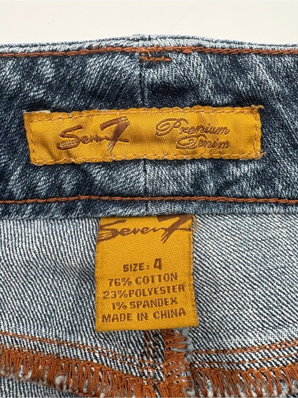 Seven7 Bootcut Stretch Jeans Women’s Size‎ 4 Y2K Denim - Picture 12 of 14